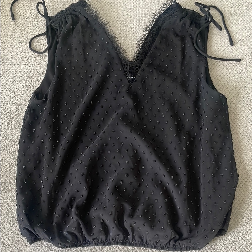 Elegant Black Sleeveless Top